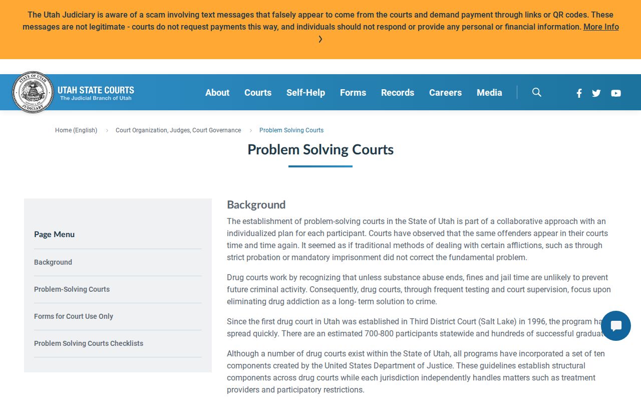Grand County criminal court docket treatment-court locations in Moab